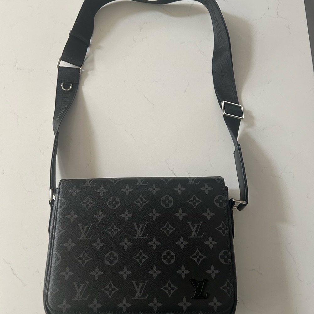 Black Monogram Men's Bag